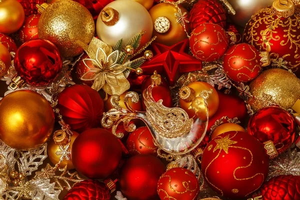 Christmas balls background — Stock Photo, Image