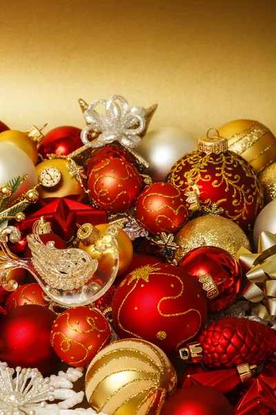 Christmas balls background — Stock Photo, Image