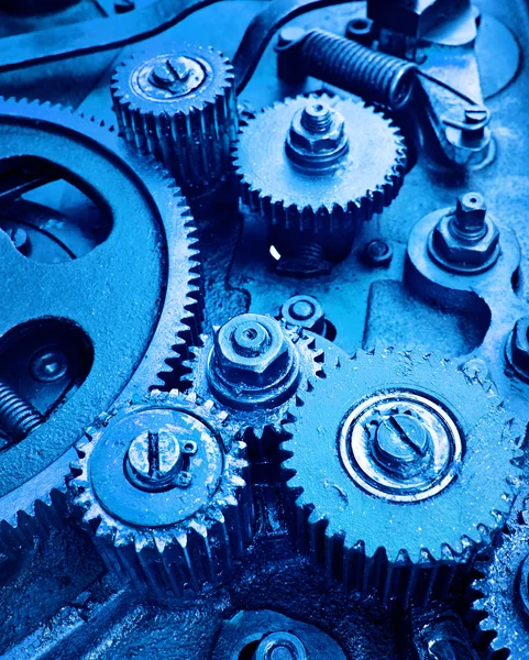 Close up view of gears from old mechanism — Stock Photo, Image