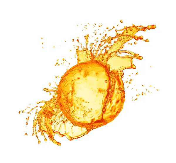 Orange juice splash — Stock Photo, Image