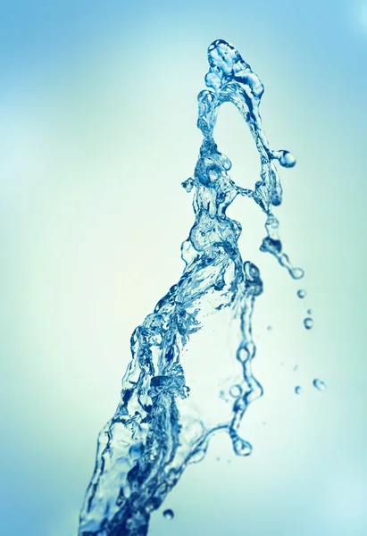 Acqua spruzzata da vicino — Foto Stock