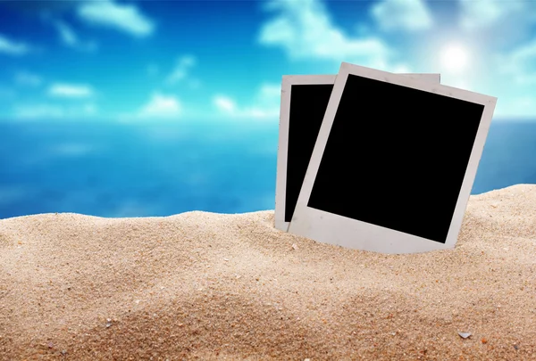 Photographies on  beach — Stock Photo, Image