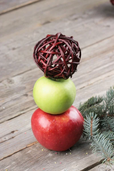 elma dışında yapılan kardan adam