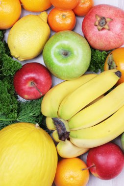 farklı taze meyve