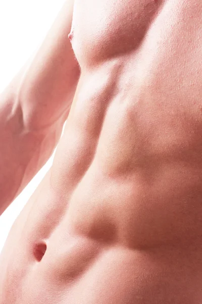 Close up of a fit male body — Stock Photo, Image