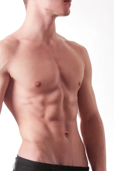 Closeup of a body of fit man — Stock Photo, Image