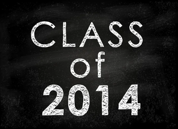 Conceptual Class of 2011 statement written on black chalkboard. — Stock Photo, Image