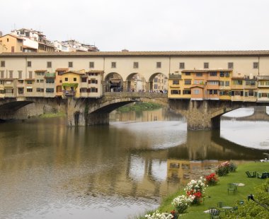 İtalya Floransa 'da Ponte Vecchio köprüsü