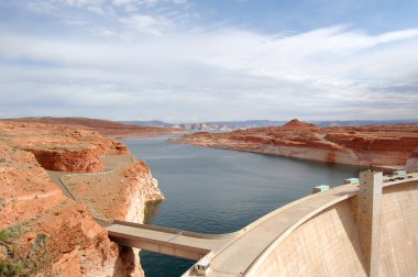 Glen canyon Barajı lake powell, nevada, ABD ile