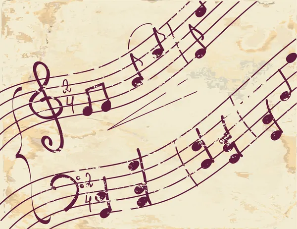 kağıt üzerinde müzik notu arka plan