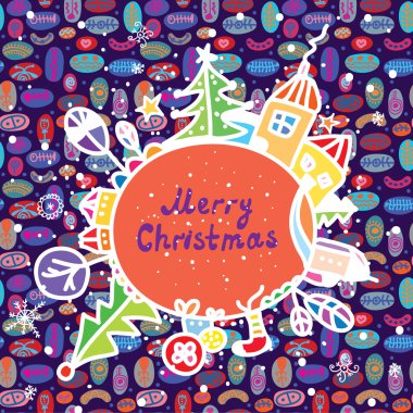 kaprisli Noel kartı ile şehir