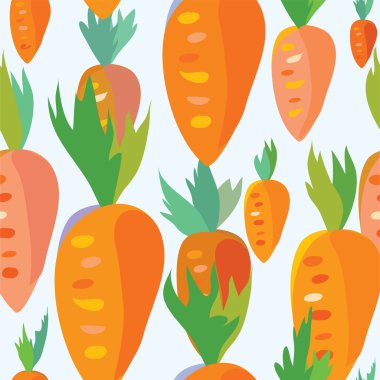 havuç Dikişsiz komik desen