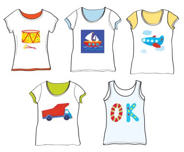 t-shirt tasarım oyuncaklar çocuklar için