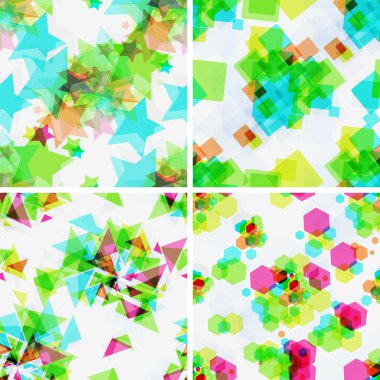 modern Dikişsiz desen seti.