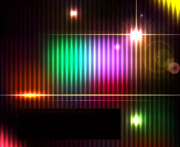 Dark abstract shiny technology spectrum background. — Stock Vector