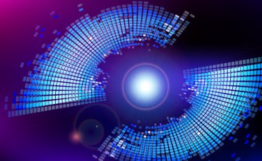 soyut sanal alanda teknolojik altyapı. 