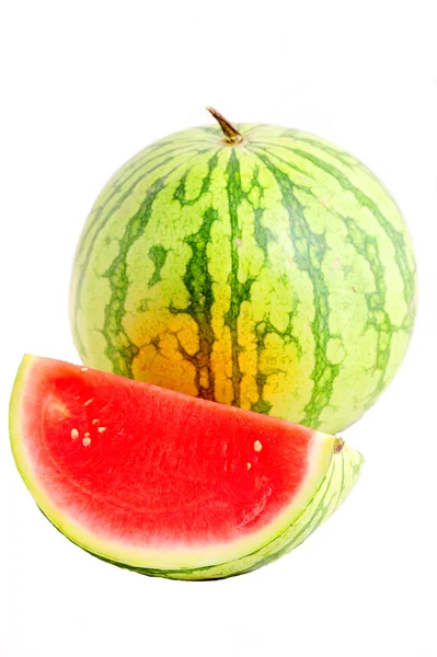Watermeloen plak — Stockfoto