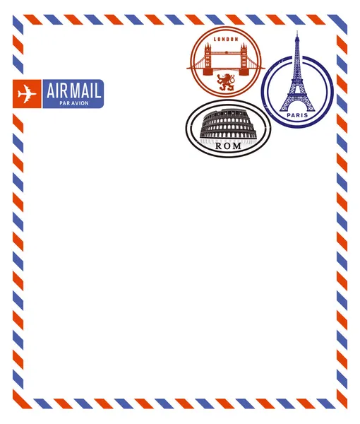 Воздушная почта — стоковый вектор