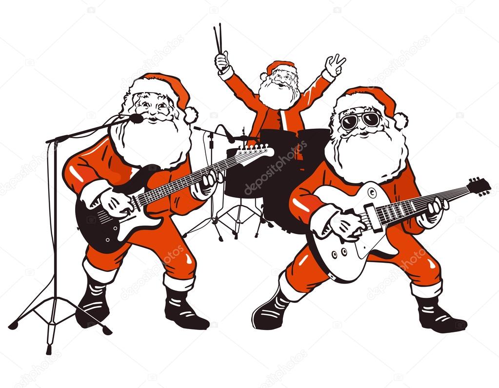 Santa Claus Rock Band