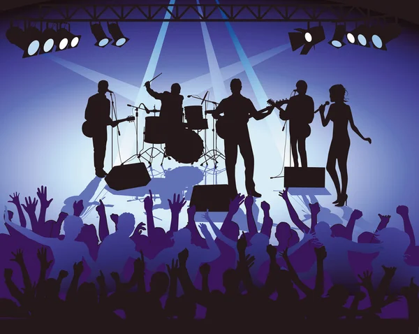 Evento de concierto — Vector de stock