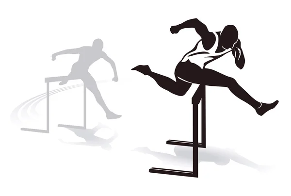 Obstacles du sprint — Image vectorielle