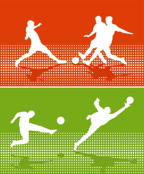 Fútbol Deporte — Vector de stock