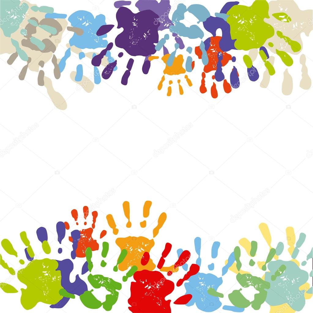 Impronte di mani — Vettoriale Stock