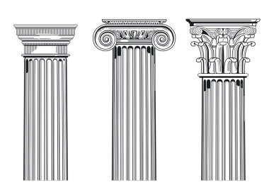 Column capitals clipart