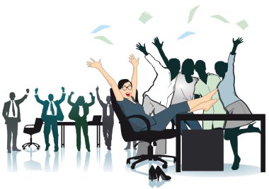 neşeli şirket parti