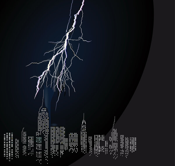 Гроза в городе