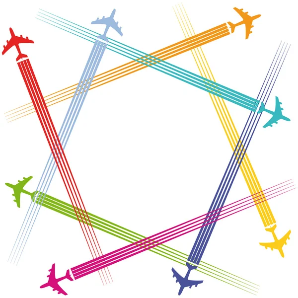 Aircraft symbol — Stock Vector