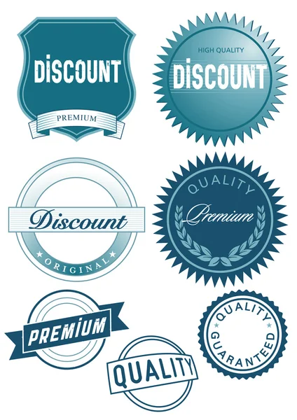 Discount button — Stock Vector