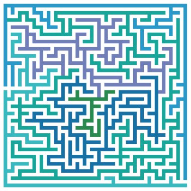 Labyrinth path clipart