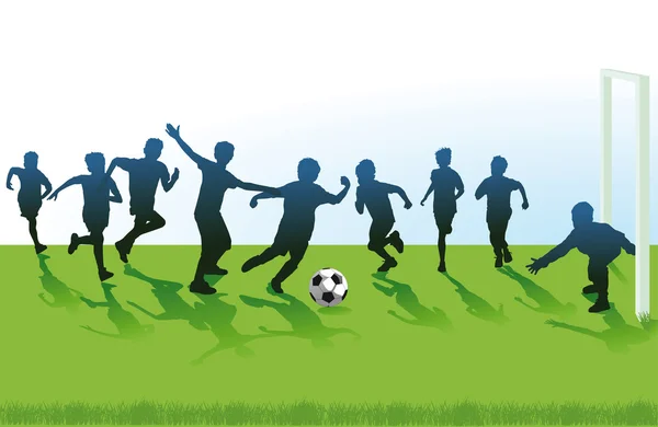 Soccer jeunesse — Image vectorielle