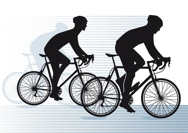 Course de vélo — Image vectorielle