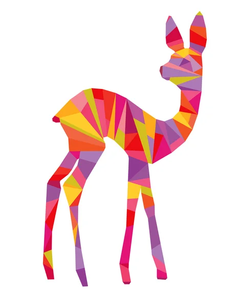 Colorful bambi — Stock Vector