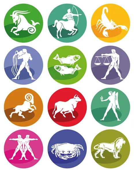 Astrologicznych znaków zodiaku — Wektor stockowy