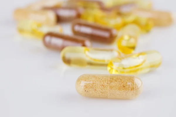 Natural vitamin supplements — Stock Photo, Image
