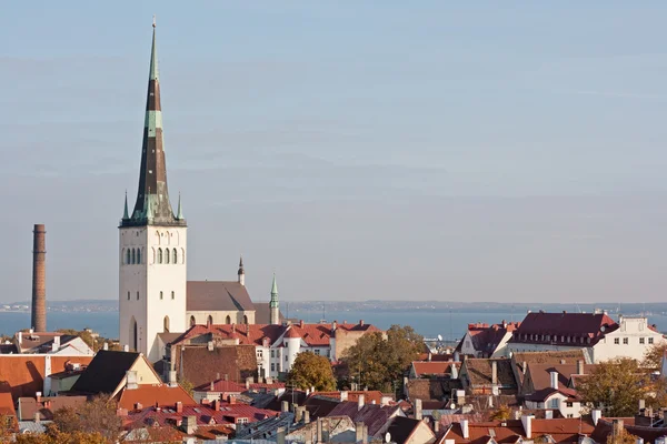 Вид на старый Таллин, Эстония — стоковое фото