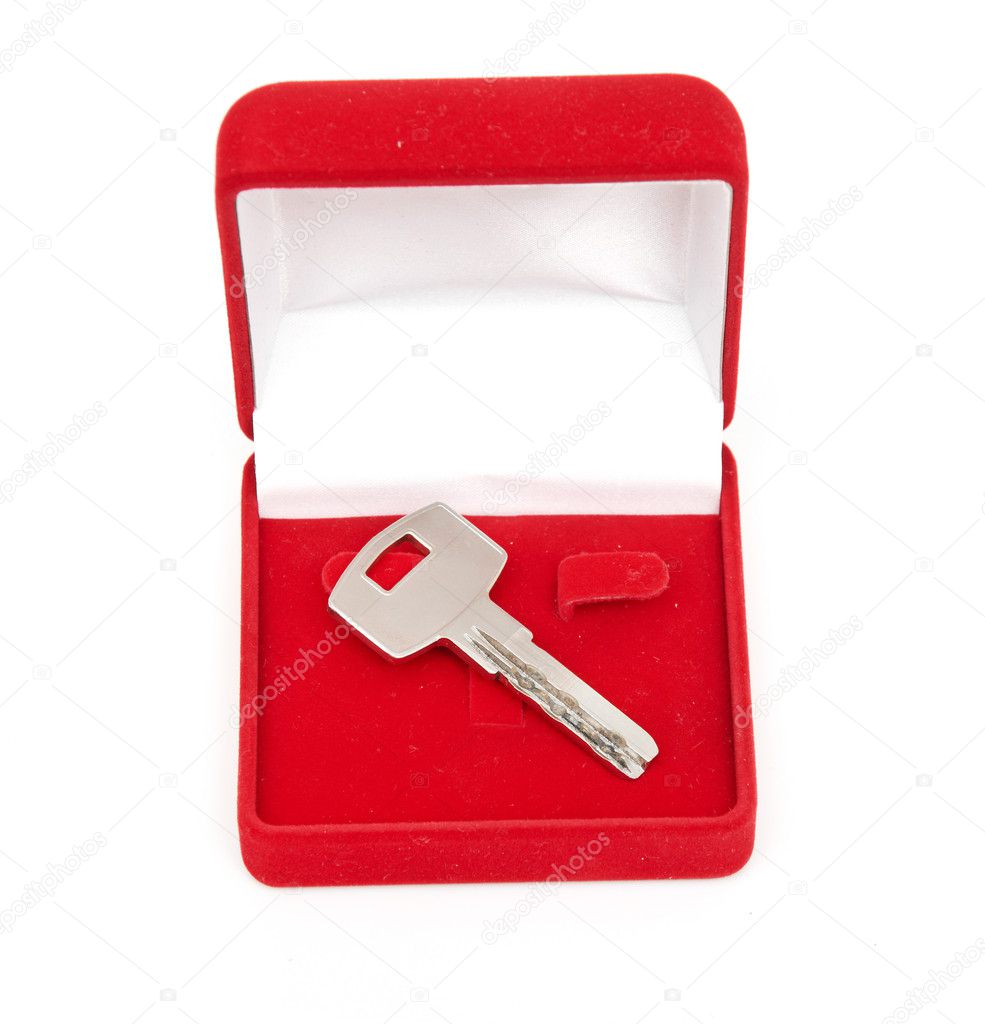 Keys in red gift box Stock Photo by ©merznatalia 17987523