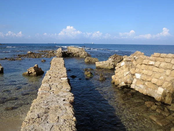 Ruiny starověkého přístavu — Stock fotografie