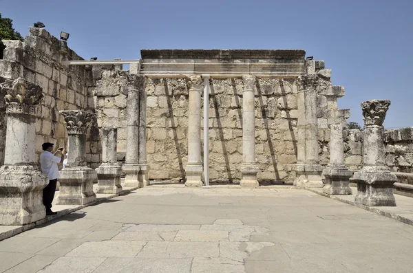 Synagogue blanche de Capharnaüm — Photo