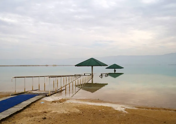 Low Season Dead Sea Resort Israel — Zdjęcie stockowe