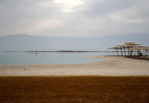 Temporada Baja Balneario Del Mar Muerto Israel —  Fotos de Stock