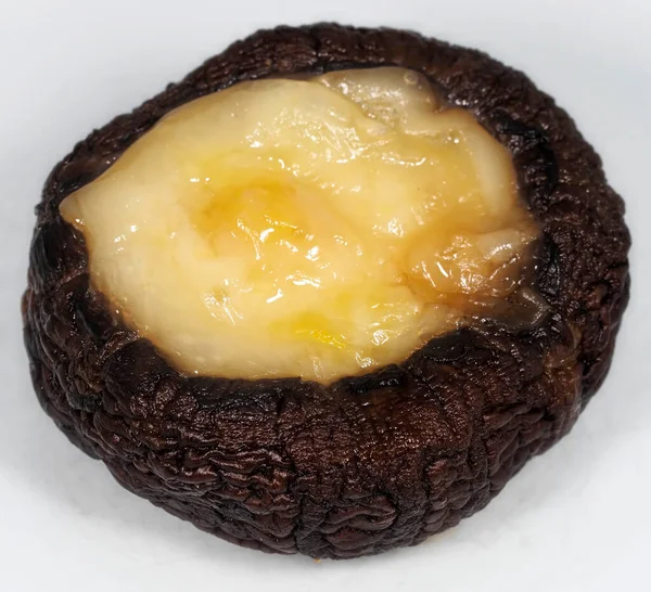 Fried Mushroom Cap Stuffed Cheese — ストック写真