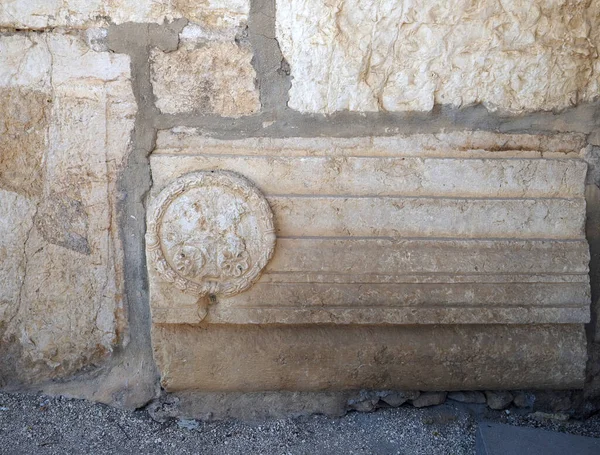 Fragment Wall Second Temple Period — Fotografia de Stock