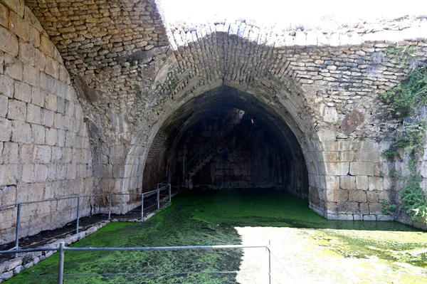 Large Water Reservoir Measures 25X9 Nimrod Fort National Park — Foto de Stock