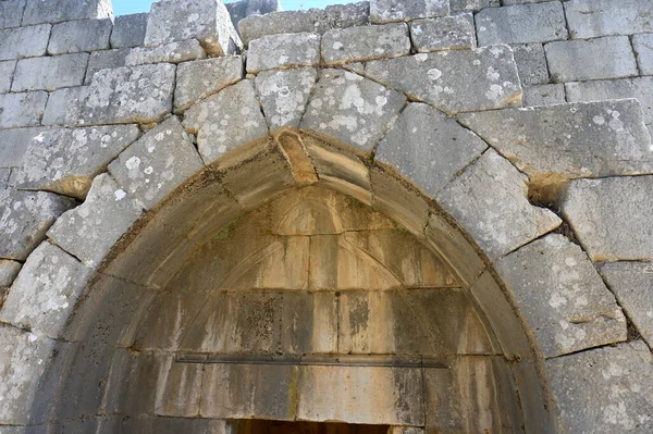 Nimrod Fort National Park Lancet Arches Made Stone Blocks Walls — Zdjęcie stockowe