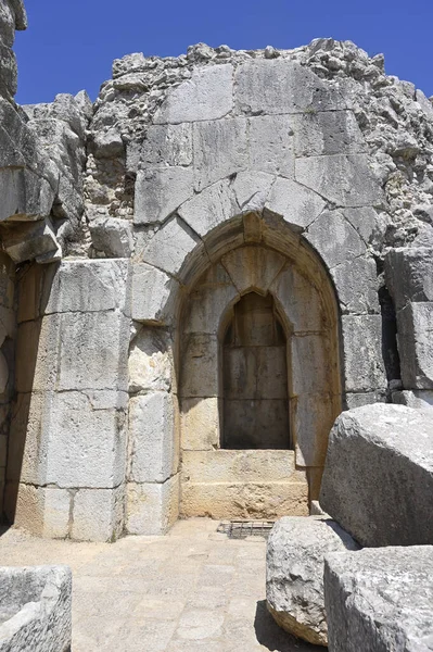 Nimrod Fort National Park Lancet Arches Made Stone Blocks Walls — ストック写真