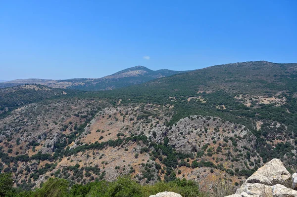 Nimrod Fort National Park View Golan Heights Mount Hermon — Zdjęcie stockowe